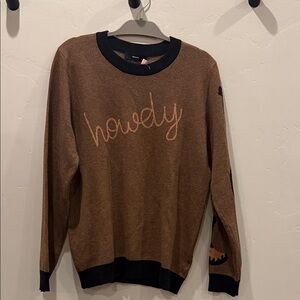 NEW, Exclusive Shop RedBird Custom designed Western Sweater. NWT